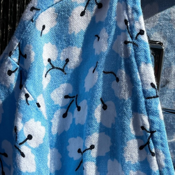 Abercrombie & Fitch flowers printed cropped blouse - Picture 3 of 9